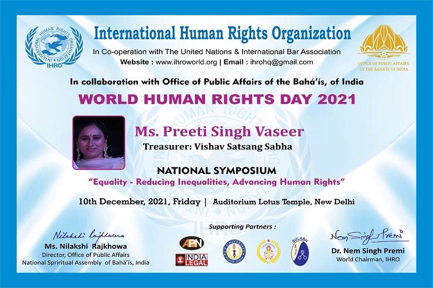 activistPreeti's tweet photo. आज शाम #internationalwomensday पर #padhmshri से समानित #usha जी से मिलने का सौभाग्य मिला, और उनके विचारों को सुन कर काफ़ी प्रेरणा मिली, इस का��्यक्रम में @sandeepmarwah @DRakaarthiken https://t.co/TYzYLF9mDp