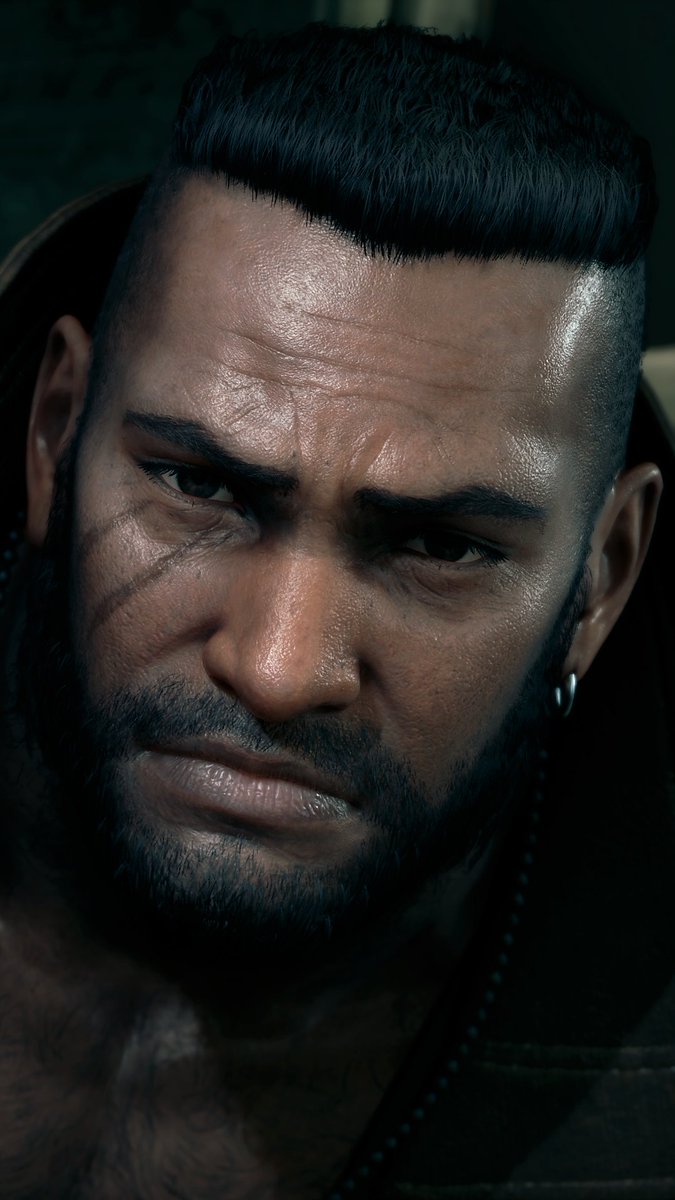 Wolfsong_Games's tweet photo. BARRET WEEK #barretweek2021
Day 2: What’s Said (and what isn’t)
Barret removes his shades: "Hmph! Well, that’s all well and good if you’re only out for yourself. But, the folks down there don’t have the luxury of choice, you know?"
#barretweek #BarretWallace #FF7Remake #FF7 https://t.co/wbXzOSl1Q2