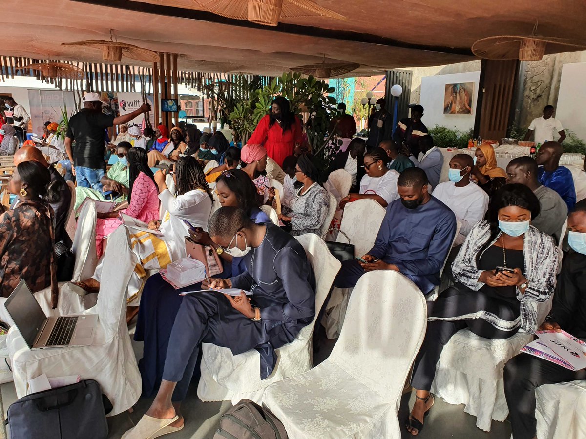 ACT_afrique's tweet photo. Suivez en direct les temps forts de la cérémonie de remise de chèques de subvention aux bénéficiaires du projet Women Innovation Investment Facility #WIIF en partenariat avec @gatesfoundation @PathfinderInt et le Ministère de l'Economie, du Plan et de la Coopération du #Senegal https://t.co/W38Hd1rlbQ