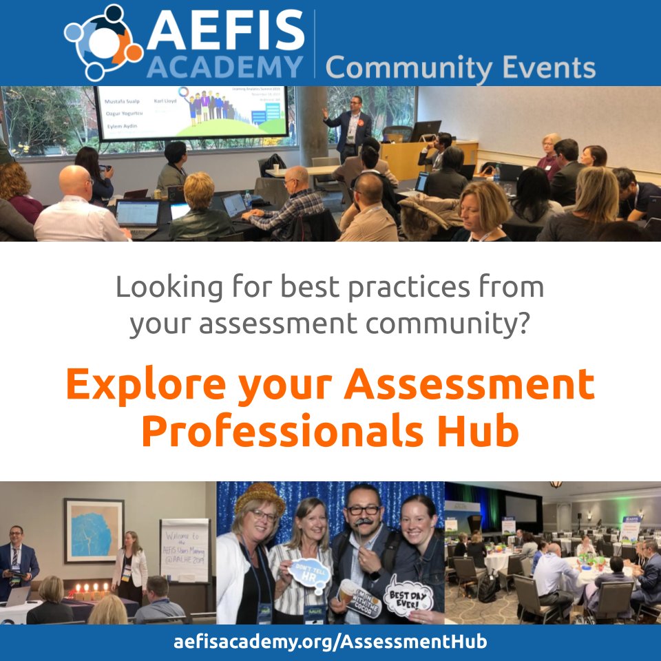 goAEFIS's tweet image. Looking for best practices from your #assessment community?

Explore your Assessment Professionals Hub on #AEFISAcademy!

bit.ly/2RHxw38

#MSCHE2021 #MSCHE #CommunitiesOfPractice #Accreditation #StudentSuccess #EdTech #Learn #Teach #Collaborate #Innovate #aefisable