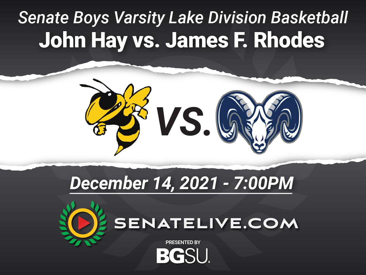 SenateLive's tweet image. Tune in to watch John Hay vs. James Rhodes basketball on senatelive.com FREE - Tuesday, Dec 14 @ 7:00 PM #SenateLive @CLEMetroSchools @CLESenateSports @DistrictWON