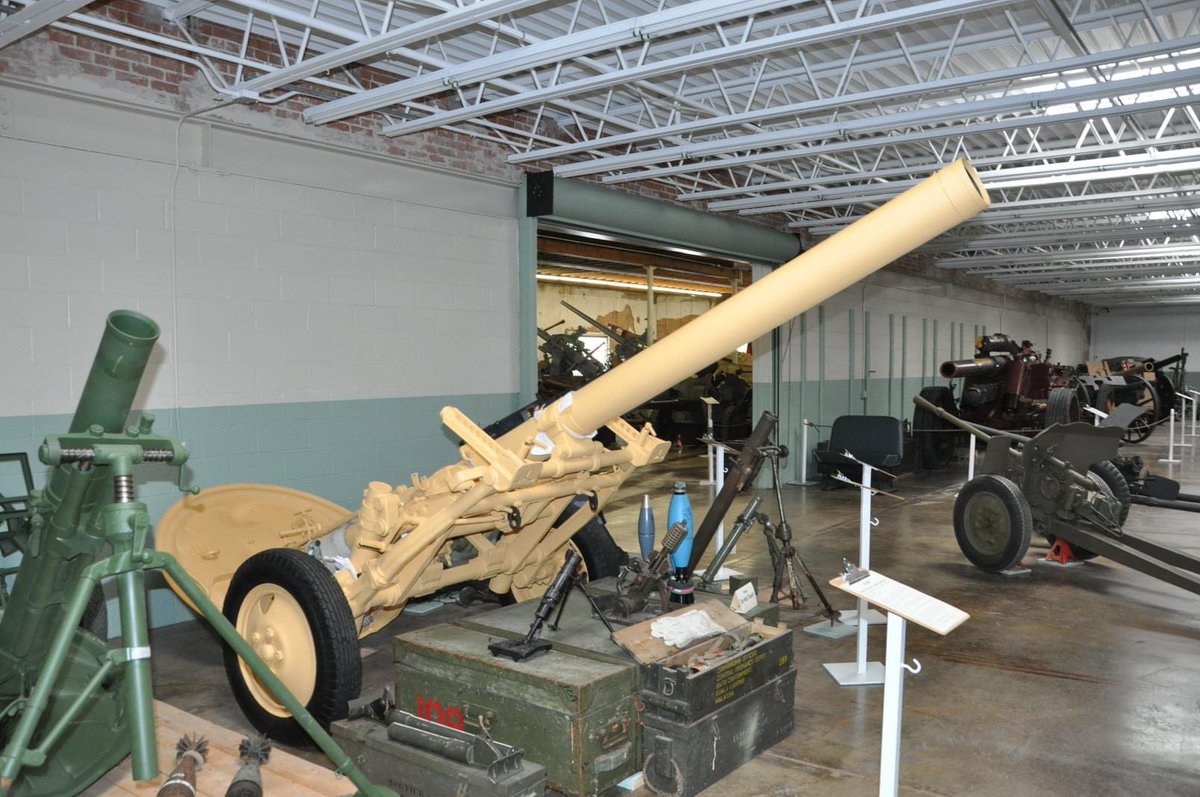 160mm Mortar M-160 at the International Artillery Museum, St. Jo, Texas.  More pics on my FB:  facebook.com/10006349368985… #mortar #highanglehell