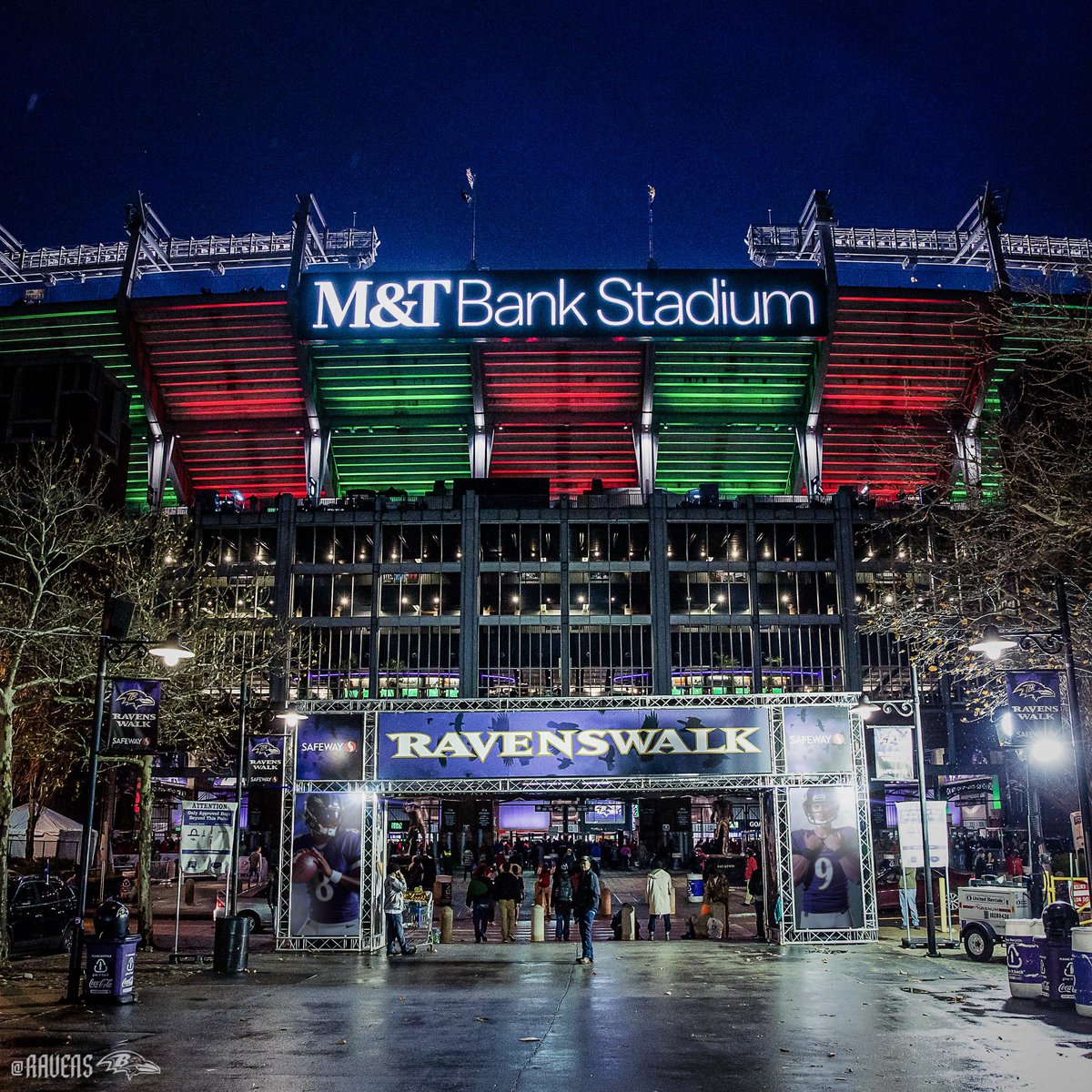 Ravens's tweet photo. ❤️💚🎄 https://t.co/K7GLjbfb4H