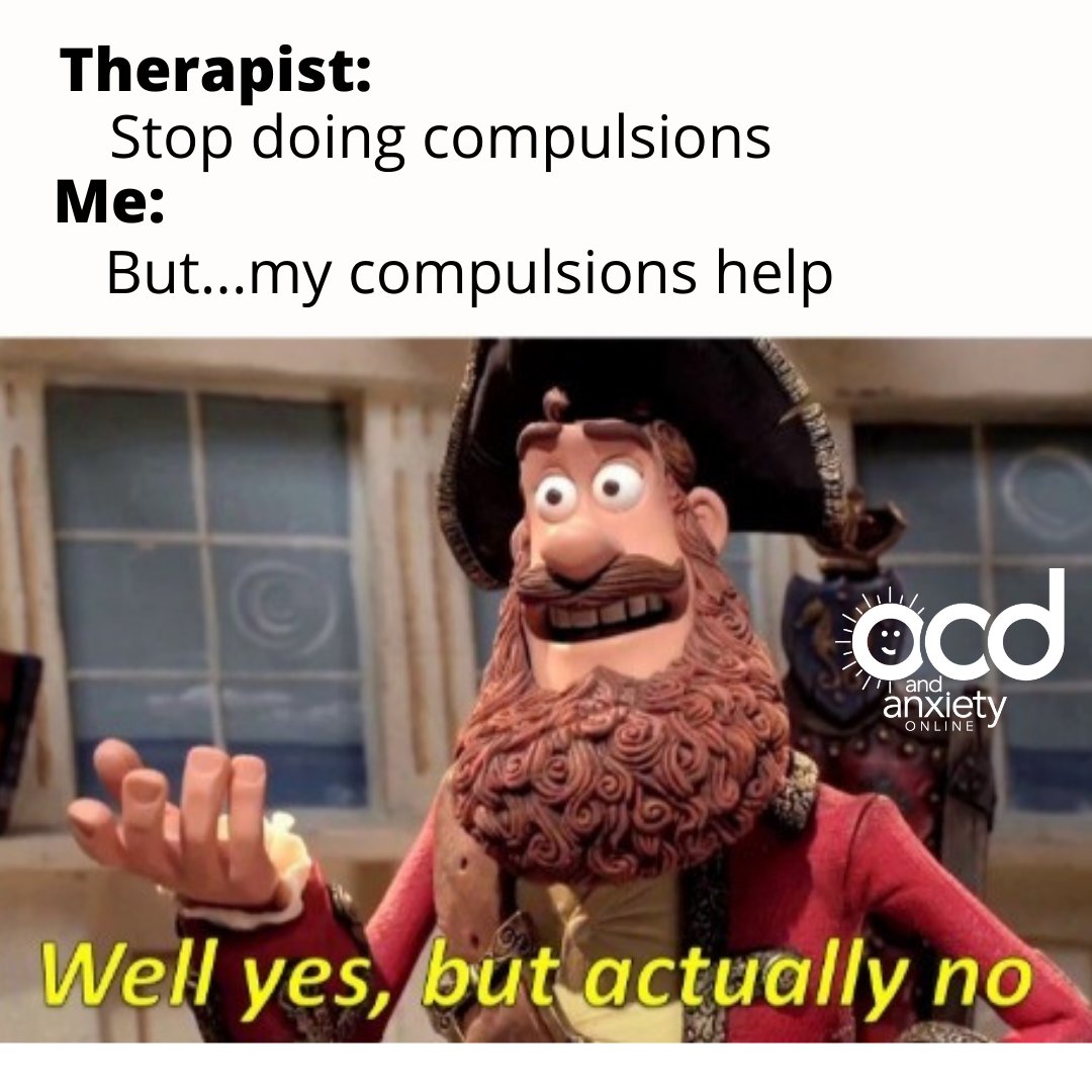 I'm going to tell you the TRUTH. Compulsions do work....but not the way you think. Yes, they relieve anxiety. They can stop the thoughts at times. So they do work, but it's very temporary. 

#ocd #pureo #pureocd #pocd #soocd #harmocd #rocd #postpartumocd #perinatalmentalhealth