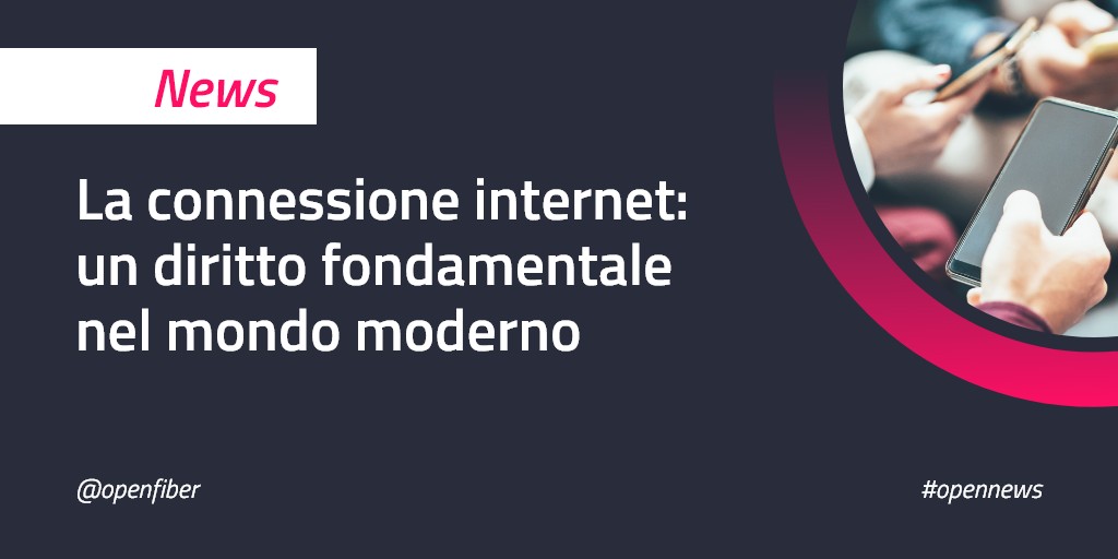 Il 10 dicembre è la #giornatadirittiumani. Dal 2012 le <a href="/UN/">United Nations</a> hanno riconosciuto come diritto fondamentale anche l’accesso alla rete. 

Nella nostra news parliamo dell’importanza di una #connessioneinternet per una società di pari opportunità 👉 openfiber.it/media/news/dir…