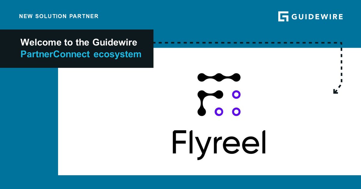 Guidewire_PandC's tweet photo. Guidewire welcomes @FlyreelAI as a new Solution partner! Flyreel’s integration for the #GuidewireMarketplace will help insurers further streamline their underwriting process by ordering & accessing Flyreel data directly from Guidewire. #Innovation #Underwriting #RiskEngineering https://t.co/0c2ao7xMXS