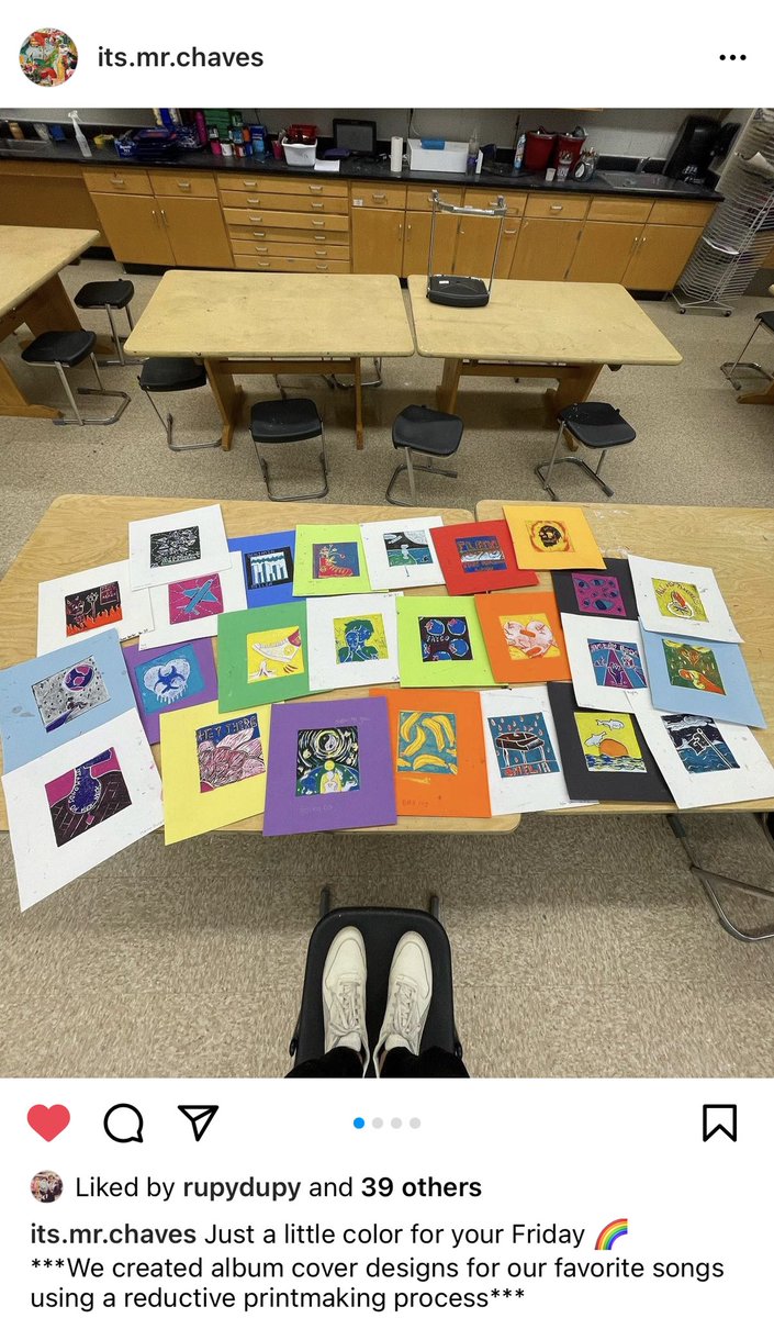 MPSPanthers's tweet photo. Great work by our Whitcomb students and staff!  Thanks for sharing, Mr. Chaves! Make sure you follow his MPS account on Instagram 👏 
 #stayingcreative #themarlboroughway https://t.co/1SDG8CbLBE