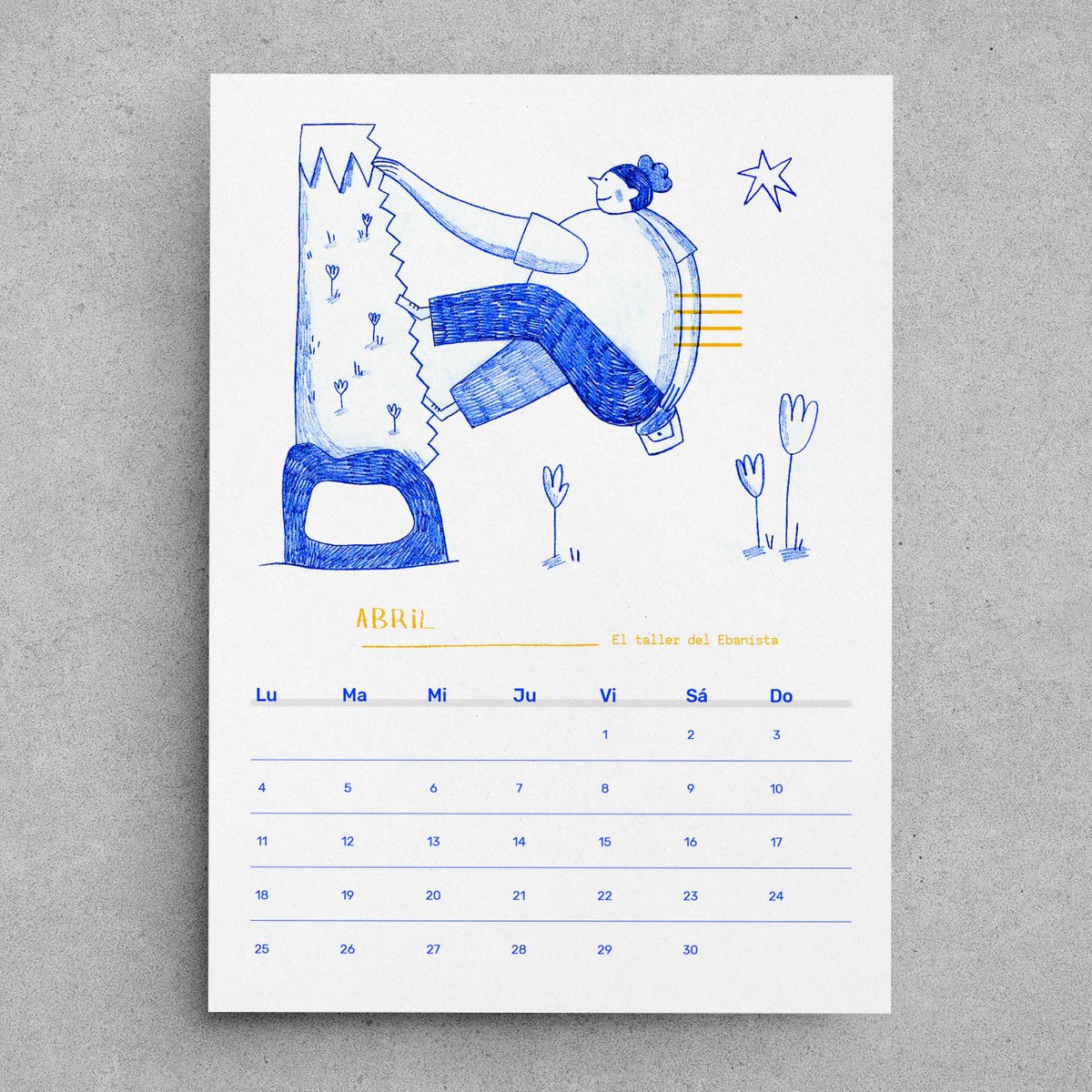 ¡Hola familia! Este año desde La Comercial hemos hecho, con mucho amor y cariño, un calendario para 2022. Se llama pensar con las manos y es un homenaje a la artesanía y sus oficios. Escríbeme para más info 💙