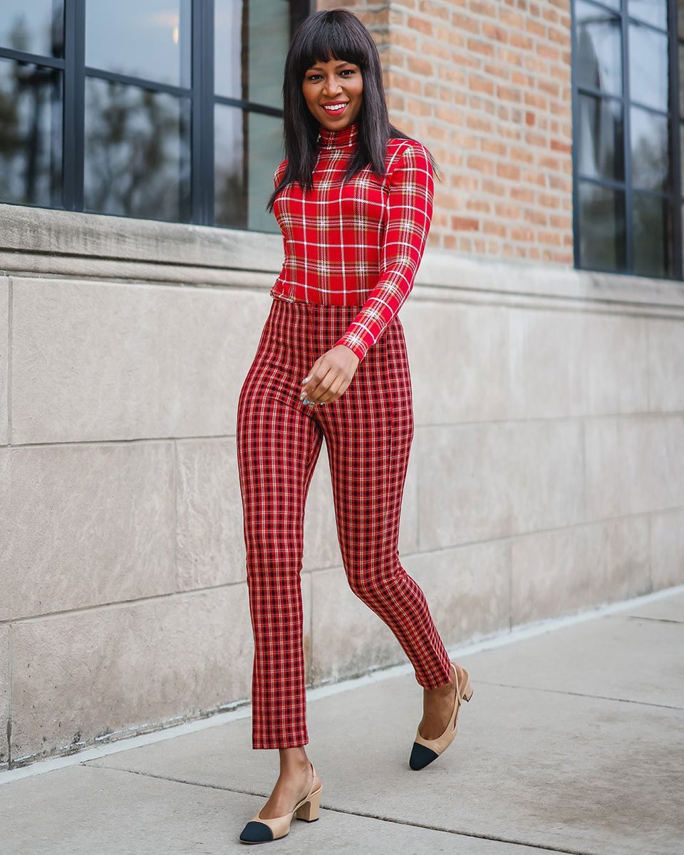 You “plaid” us at hello. Giving Santa a run for his money in this adorable <a href="/anntaylor/">Ann Taylor</a> look by <a href="/clarkandstone/">ClarkandStone</a>! Sleigh all day!