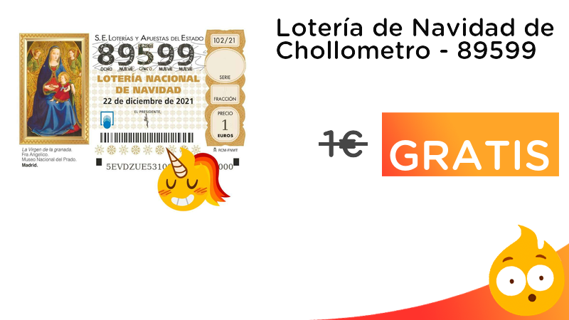 chollometro's tweet photo. Ojo! Lotería de Navidad de Chollometro - 89599. Y si toca? ➡️ https://t.co/VcVuKPtSgM https://t.co/gQ2r1vbRAU