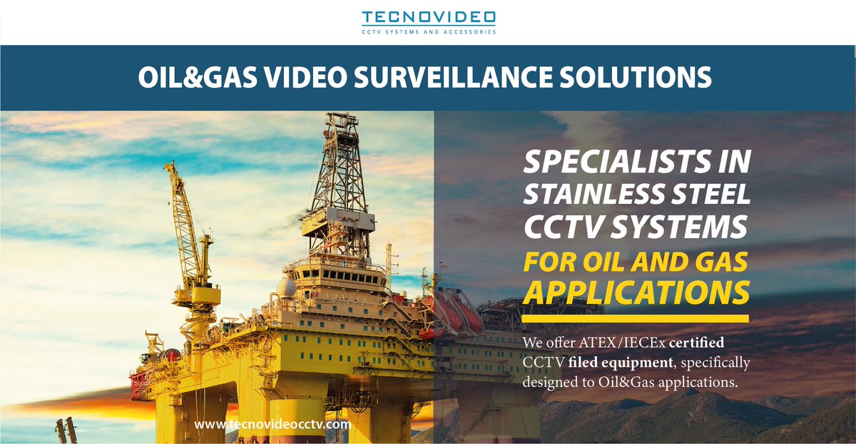 We offers #robust #ATEX #IECEX #videosurveillance #fieldequipment in #stainlesssteel, designed for #hazardous applications such as #oilandgas #criticalinfrastructures & #mines to ensure #smoothoperations #maximizeproductivity & guarantee #peopleprotection