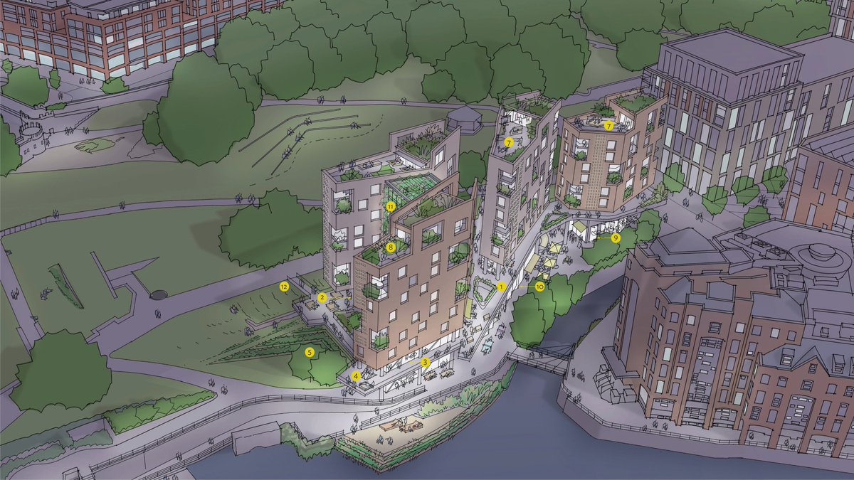 Fantastic to have made the Castle Park competition shortlist for such an important project in Bristol. Thank you Goram Homes &amp; judges.