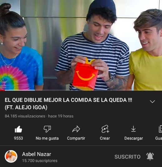 igoabebito's tweet photo. Primer video de @asbelnazar 😁😁😁😁😁 https://t.co/2HqpdCxigl