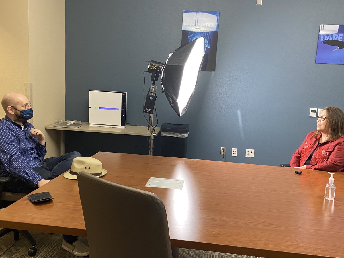 CartwrightSD's tweet photo. Great interview with ⁦@csd83super⁩ ⁦@PedroA_Lopez⁩ today. They talked to Veregy about the importance of bringing conservation efforts to our district in the form of solar panels, clean water, new energy efficient HVAC systems, etc. #oneteamunafamilia #conservation https://t.co/eRFVUGjCZb