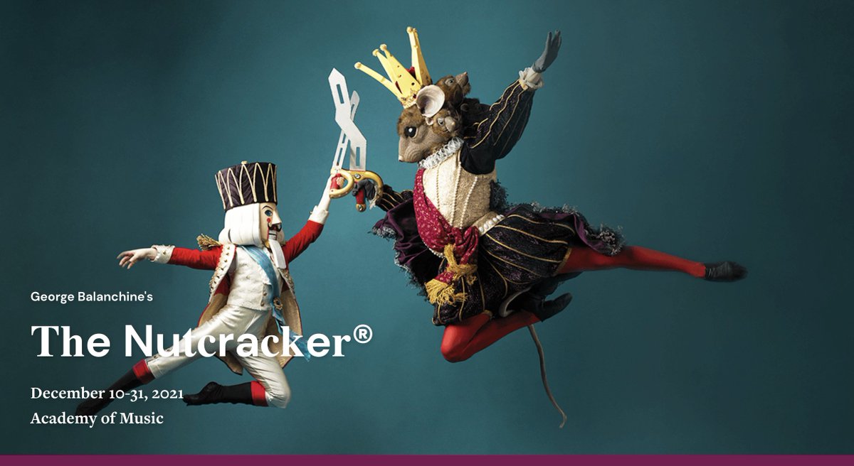 advisoryarts's tweet photo. The wait is over! Today our member @phila_ballet is opening the 2021/2022 season #TheNutcracker 🩰
Visit their website for more information: https://t.co/HdqiDu9IoY
#MemberFeature #ArtsManagement #GlobalNetwork #FastGrowingCompanies #Arts #Reopening #Opening https://t.co/YIUDiVzqWY