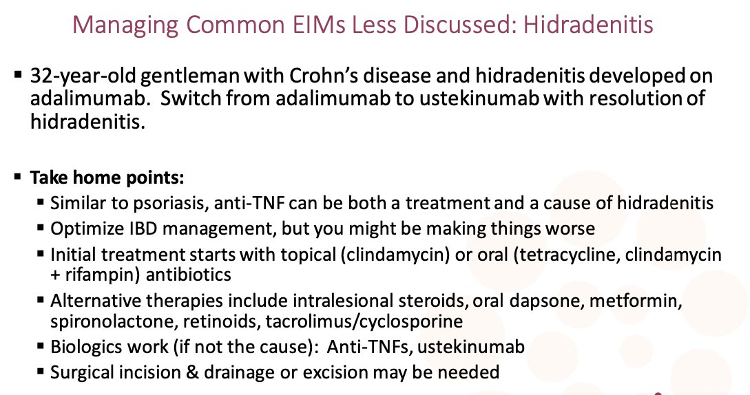 Angelina Collins, NP (@angelinaibdnp) on Twitter photo Great clinical pearls on hidradenitis management
<a href="/DrCoreySiegel/">Corey Siegel</a> <a href="/DavidHudesmanMD/">David Hudesman</a> <a href="/IBD_Houston/">Bincy Abraham, MD, MS</a> <a href="/MRegueiroMD/">Miguel Regueiro</a> <a href="/IBD_FloMD/">Florian Rieder</a> @SCKimCHP
#AIBD2021 <a href="/IBDConference/">@IBDConference</a> Great clinical pearls on hidradenitis management
<a href="/DrCoreySiegel/">Corey Siegel</a> <a href="/DavidHudesmanMD/">David Hudesman</a> <a href="/IBD_Houston/">Bincy Abraham, MD, MS</a> <a href="/MRegueiroMD/">Miguel Regueiro</a> <a href="/IBD_FloMD/">Florian Rieder</a> @SCKimCHP
#AIBD2021 <a href="/IBDConference/">@IBDConference</a>