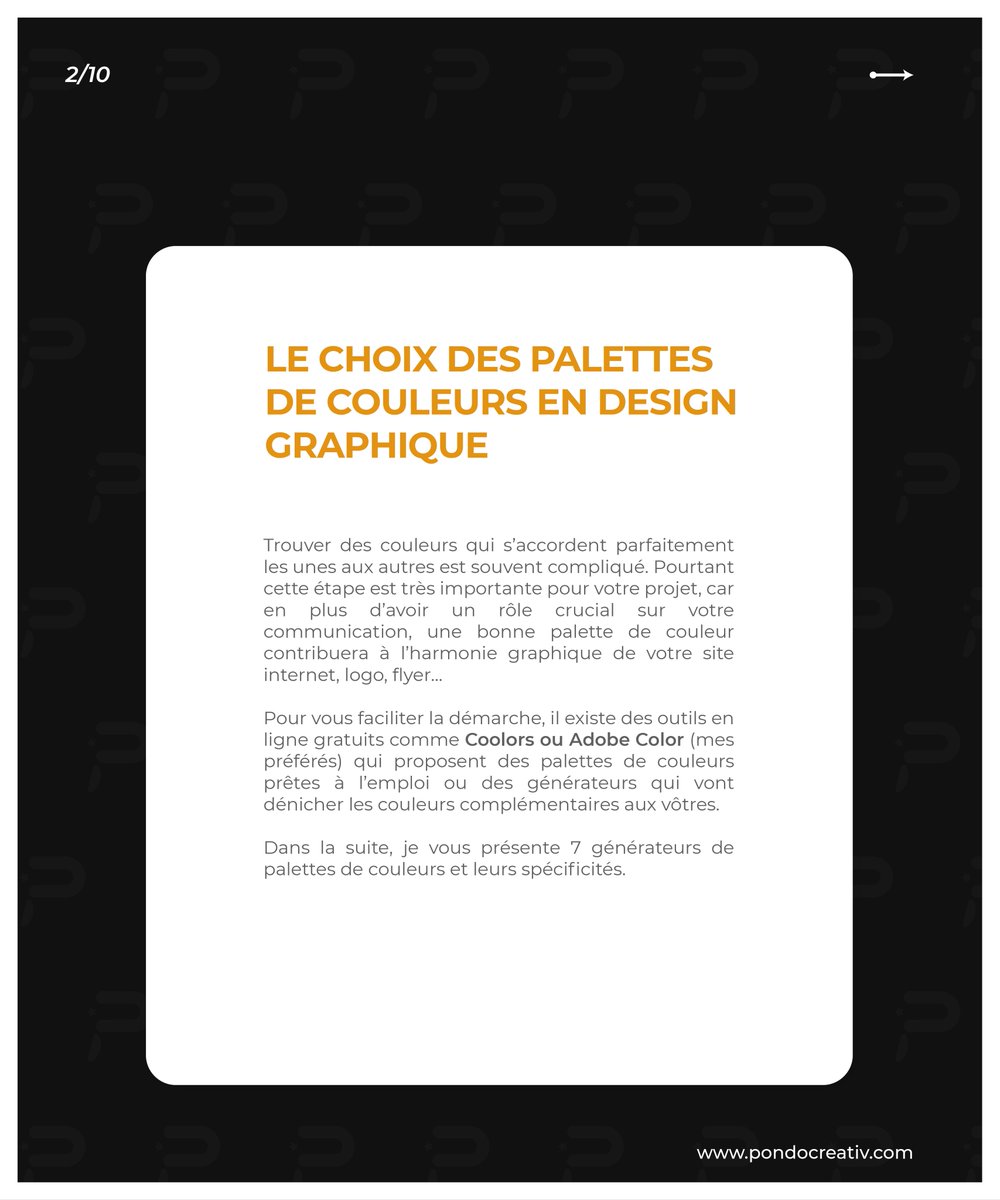 BapaYves's tweet photo. 07 SITES OÙ TROUVER ET COMPOSER DES #COULEURS PARFAITEMENT HARMONISÉES.

#AstucesBYB
#PondoTips

Nous continuons avec les couleurs cette semaine.

Je vous montre 7 sites qui vous aident à harmoniser parfaitement les couleurs de vos créations

Bonne lecture. https://t.co/oIyT3zx0Ng