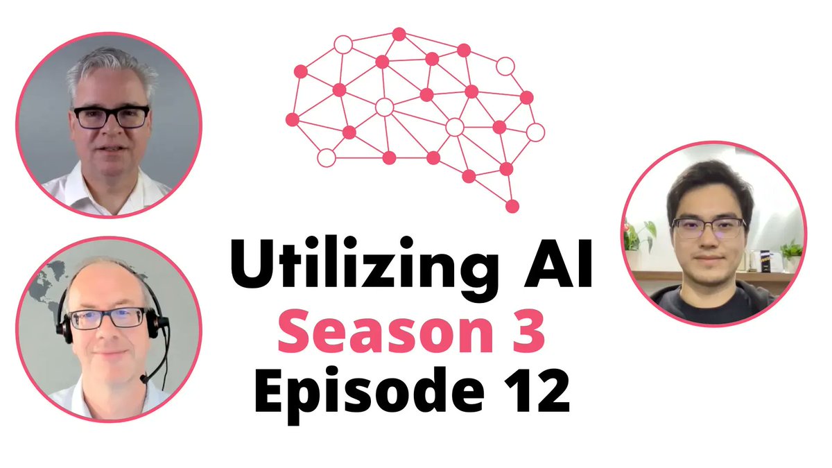 TechstrongIT's tweet photo. ICYMI: Edward Cui of @graviti_ai joins @fredericvharen and @SFoskett on @Utilizing_AI to discuss his creation of an open repository for unstructured data. | Utilizing AI 3x12 #AI #OpenBytes #podcast #UtilizingAI https://t.co/745y8K5DZ5 https://t.co/lc4QgtXJlC