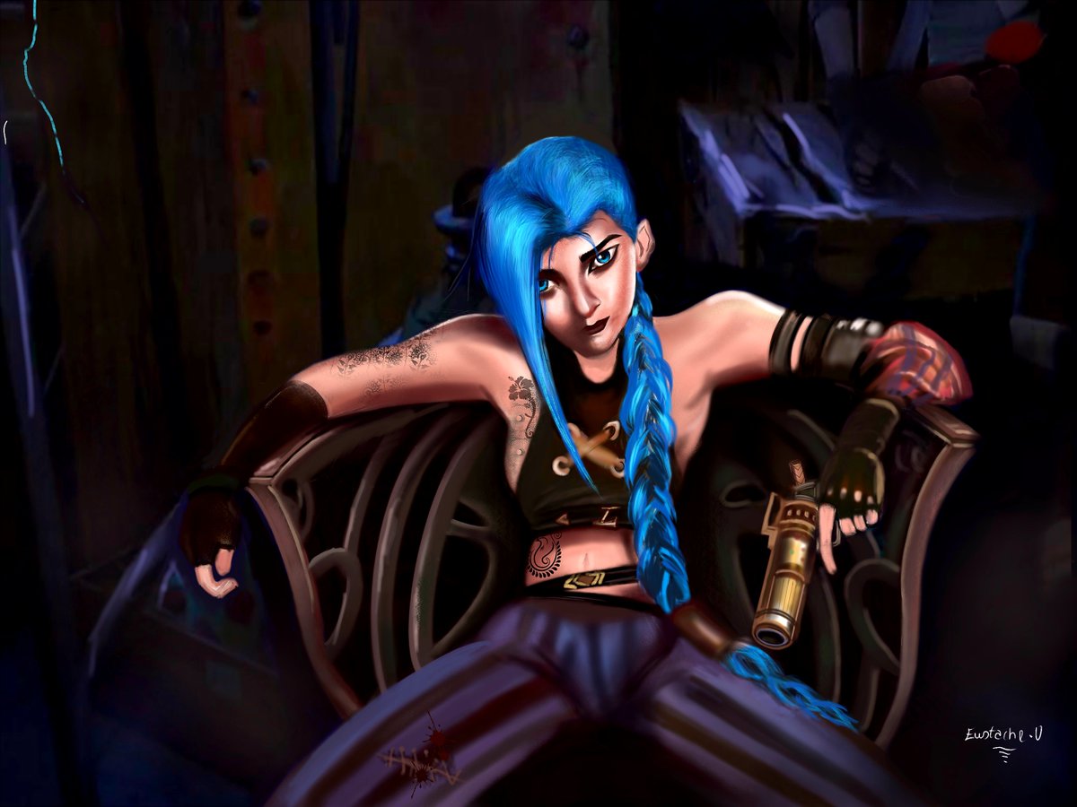 EustacheArt's tweet photo. #Jinx #arcanefanart #cryptoart https://t.co/tjN3Q2tB2U