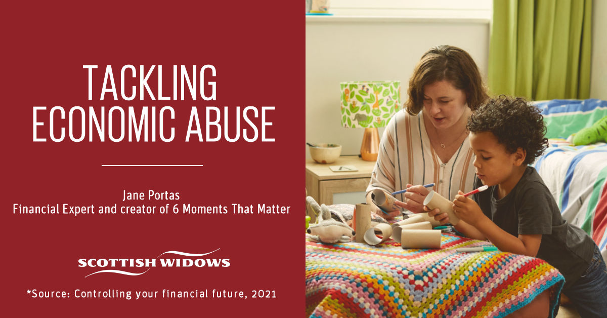 1 in 6 women experience economic abuse from a partner or family member in their lifetime.

Financial Expert <a href="/PortasJane/">Jane Portas OBE</a> <a href="/SEAresource/">Surviving Economic Abuse</a> shares the key signs to look out for and how to start taking back control of your financial future in her latest blog: spr.ly/6011JtVVV