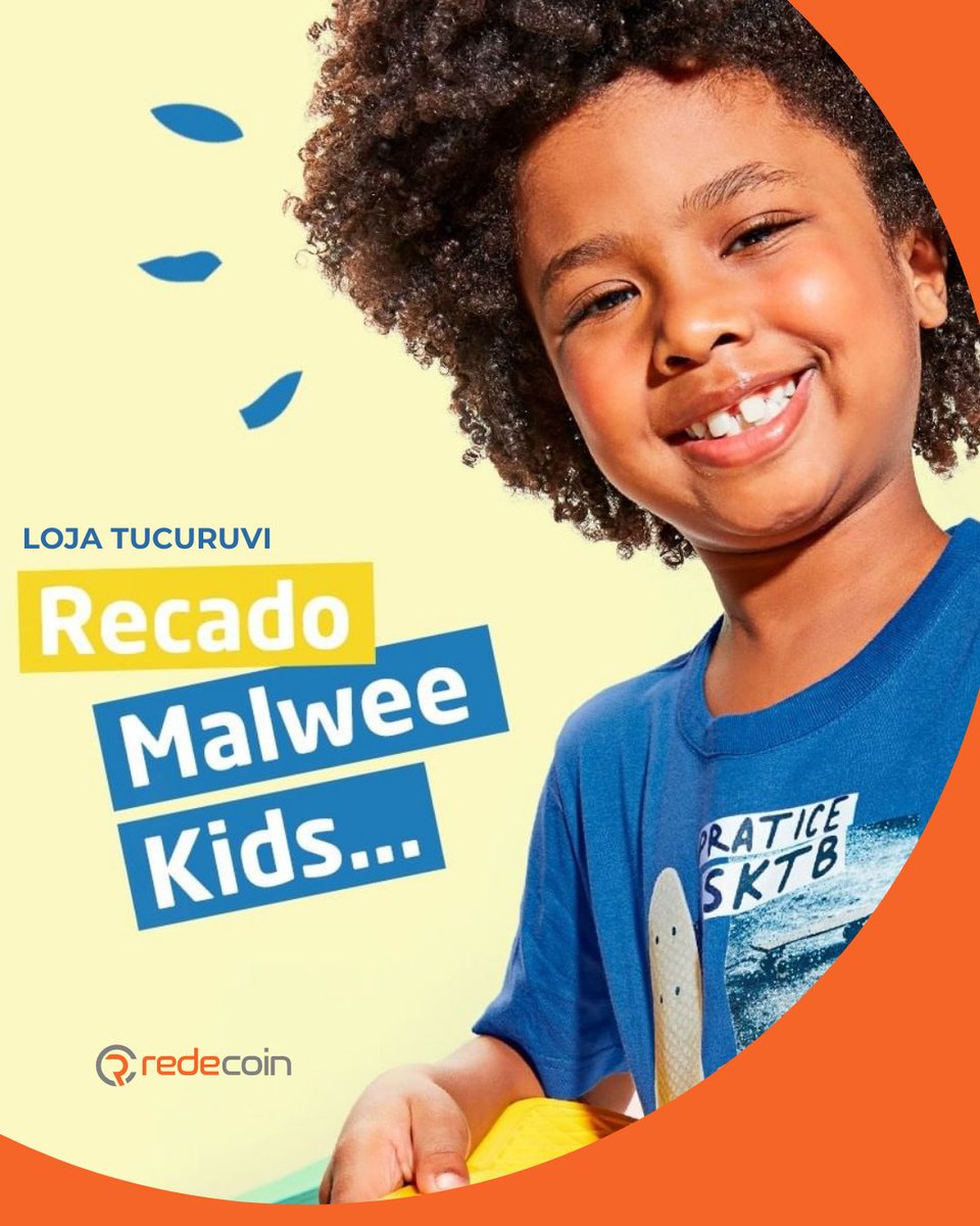 redecoinbrasil's tweet photo. A Loja Tucuruvi @malweekids está de parceria com a Redecoin. Apresentando novas formas de pagamento para os seus clientes atuais e podendo atrair novos compradores ao utilizar o Bitcoin.

Confira um pouco mais sobre essa nova parceria de sucesso da Redecoin! 

#redecoin #Bitcoin https://t.co/zBkX4XgJQs