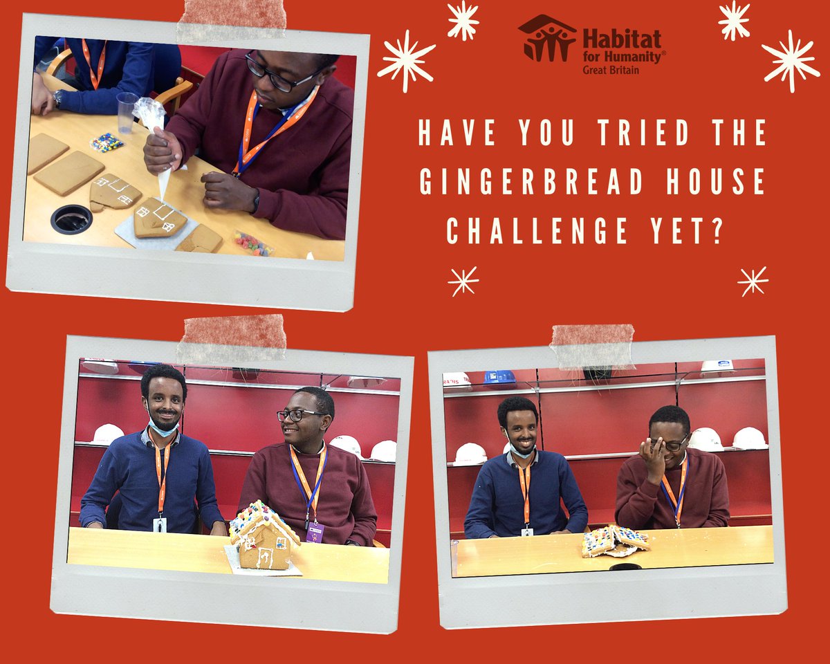 LeoLionFDN's tweet photo. Have you tried the @HabitatFHGB  #gingerbreadhousechallenge yet? We can't guarantee it will be easy, but it's definitely going to be worth it! Follow the link to find out more about how to get involved... 
https://t.co/dMcuH4nVe4
#FestiveFun #FridayFeeling #GingerbreadHouse https://t.co/W6MUVxBXFO