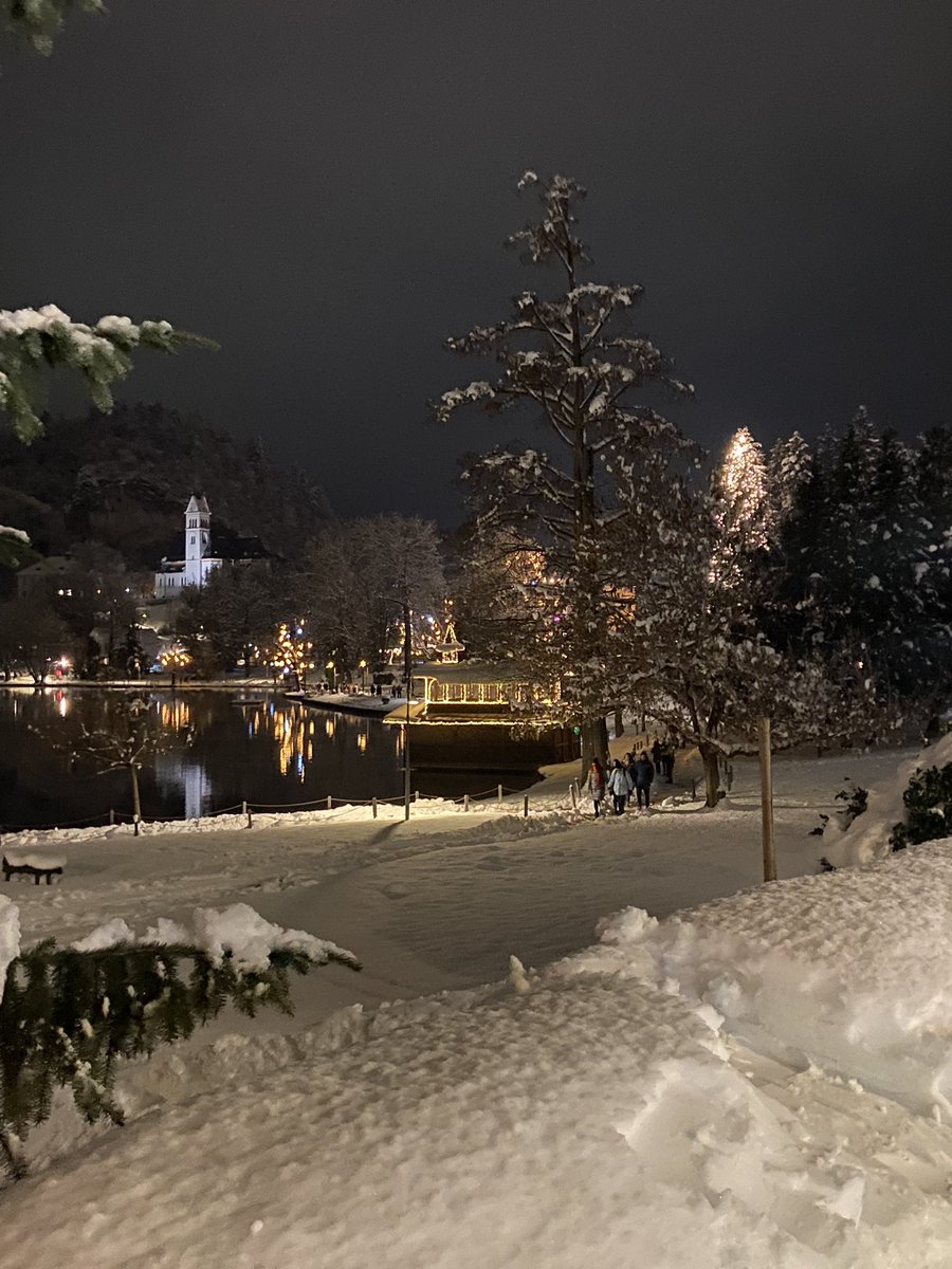 SloveniaInfo's tweet photo. 🎄✨While December is a time of joy and relaxation, you need to take care of your safety and the safety of others when visiting #December events and fairs due to the epidemiological situation related to Covid-19.  
~ https://t.co/iX0DvJPJmL

📌 @BledSlovenia  

📸 @TincaMarinca https://t.co/2g5uf9Lbas