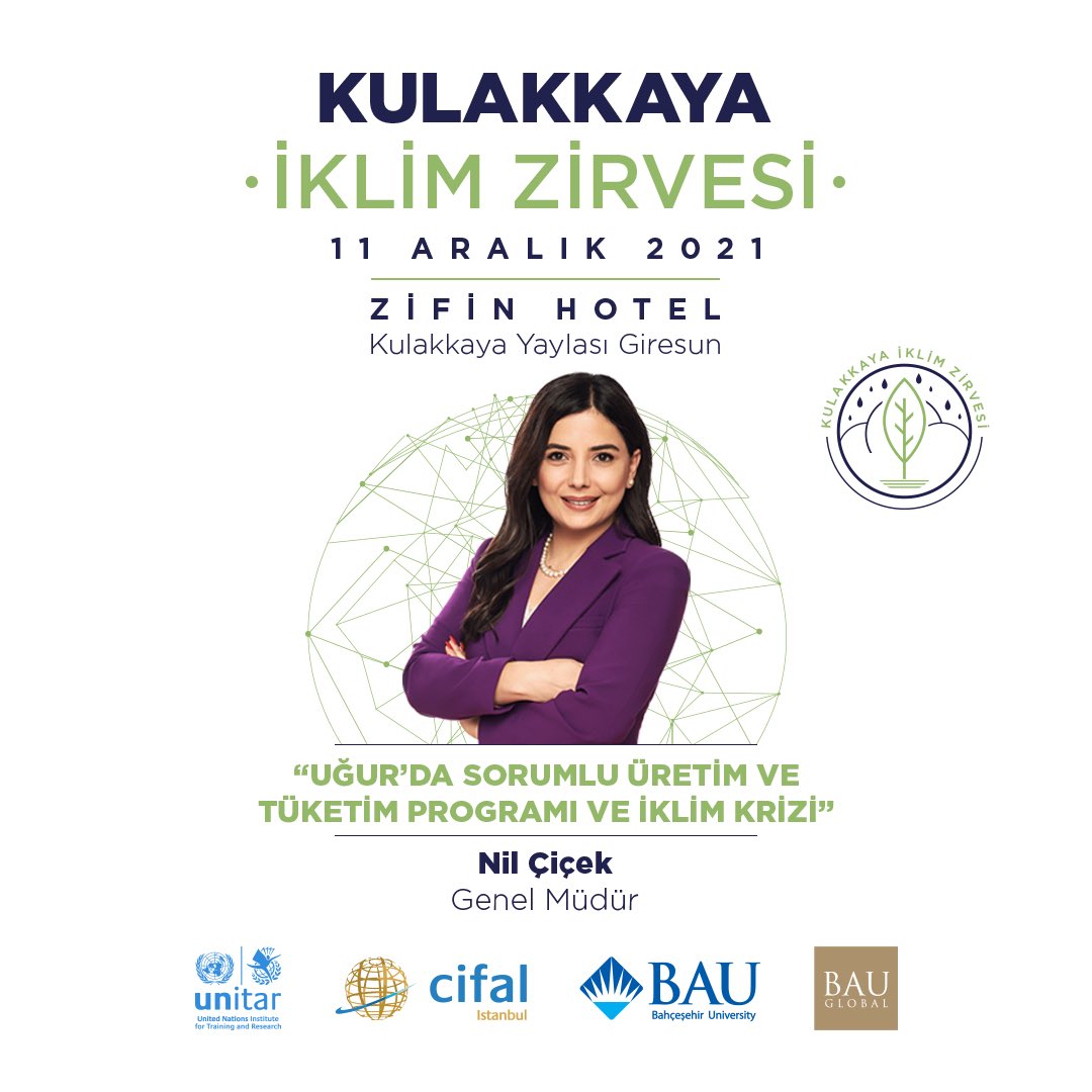 Genel Müdürümüz Nil Çiçek, iklim değişikliği ve sonuçlarının ele alınacağı “Kulakkaya İklim Zirvesi”nde, #UğurdaSorumluÜretimveTüketim derslerimiz ile iklim krizine son vermek için yaptığımız çalışmaları paylaşacak.  

🗓11 Aralık Cumartesi

#DünyayaUğurluGelelim
#BirDünyaDahaYok