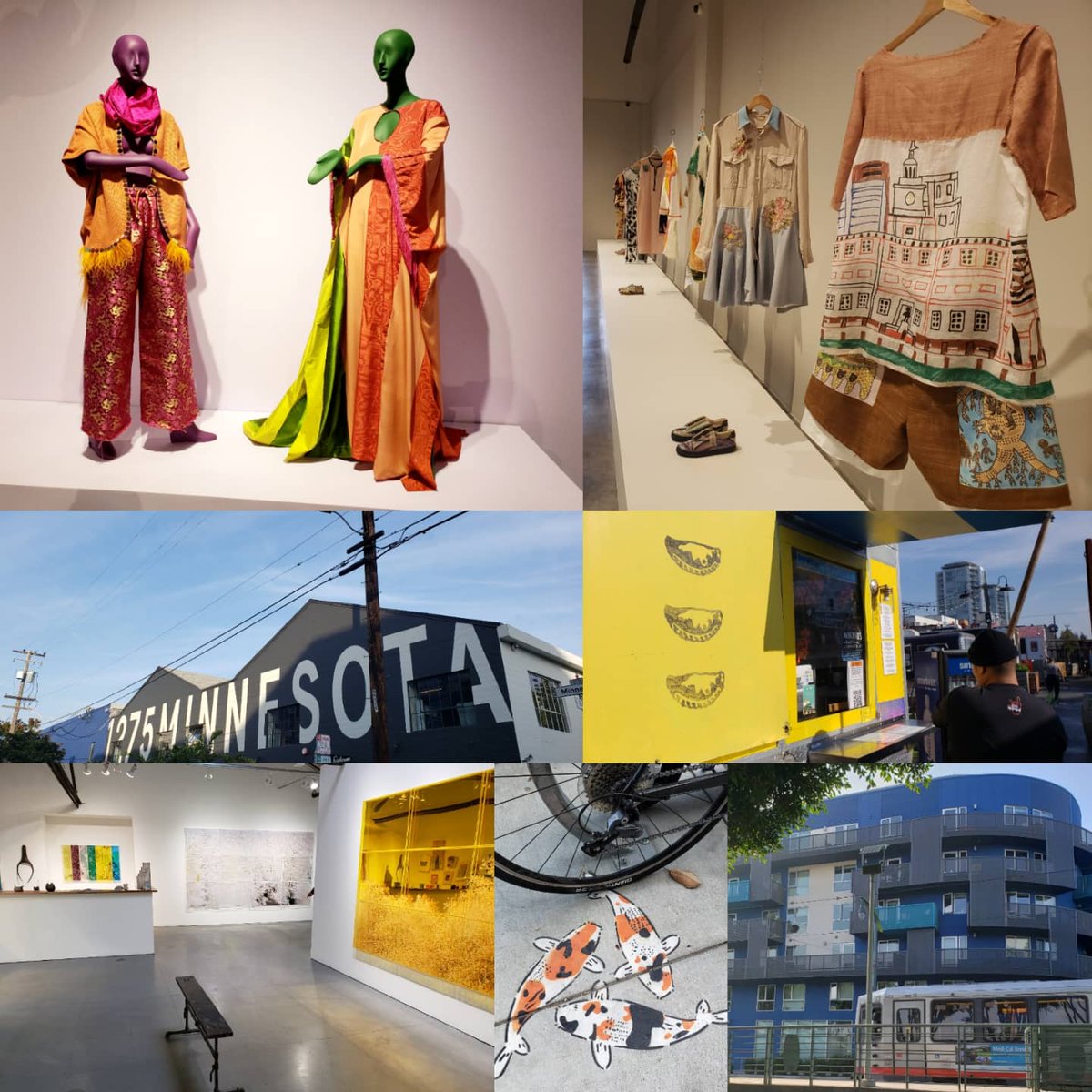 KitBernardi's tweet photo. Creativity abounds in San Francisco's #MissionBay & #DogPatch, adjacent neighborhoods serviced by #Muni trains. Check out SPARK Social SF food trucks, the #MuseumofCraftandDesign "Mode Brut" fashion exhibit & Minnesota Street Project's art galleries. @onlyinsf @VisitCA
#arttravel https://t.co/dzrEww2Nid