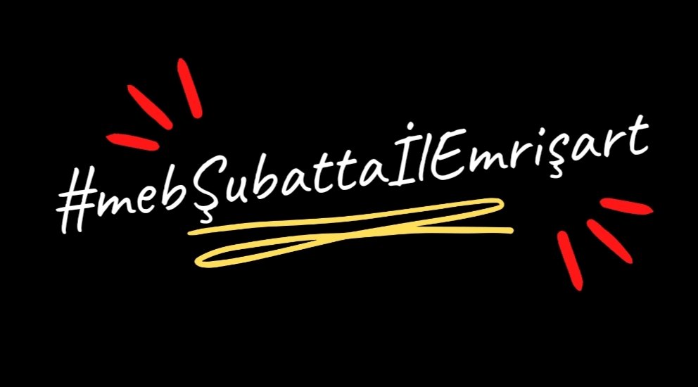 #mebŞubattaİlEmrişart
<a href="/tcmeb/">Millî Eğitim Bakanlığı</a> <a href="/aebilgili/">Ahmet Emre Bilgili</a>