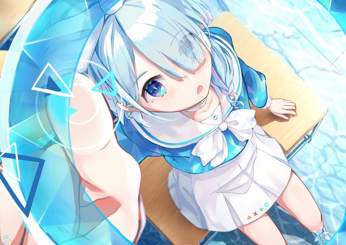 ヘイローが気になる様子のアロナちゃん。かわいい...... 横向き版
#ブルアカ #BlueArchive #블루아카이브 