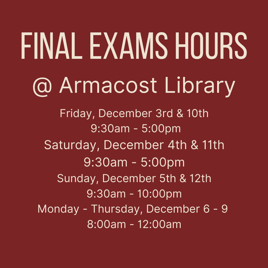 ArmacostLibrary's tweet image. 