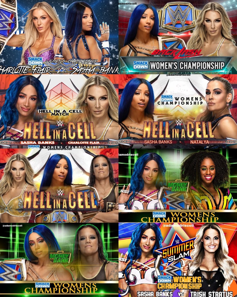 A few ideas of a title run for Sasha Banks, starting with winning the title from Charlotte at Wrestlemania, and leading to a match with Trish Stratus at Summerslam. https://t.co/TplRWRamct