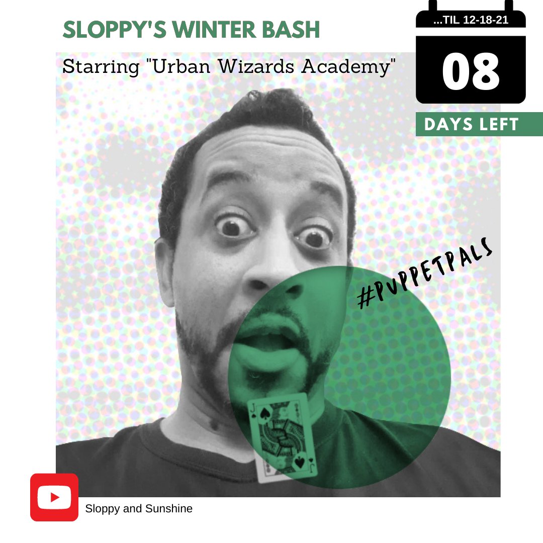 kidslitclub's tweet image. 🌟Guest Star: Urban Wizards Academy @festivalmagic 🌟 Countdown 8 days to go! This is a FREE kid friendly show featuring #puppetpals &amp;amp; storytellers . Posting SAT 12/18. ➡️YouTube: Sloppy and Sunshine

#magicforkids #magictricks #kidshows #learnmagic #puppetshow #streetmagic