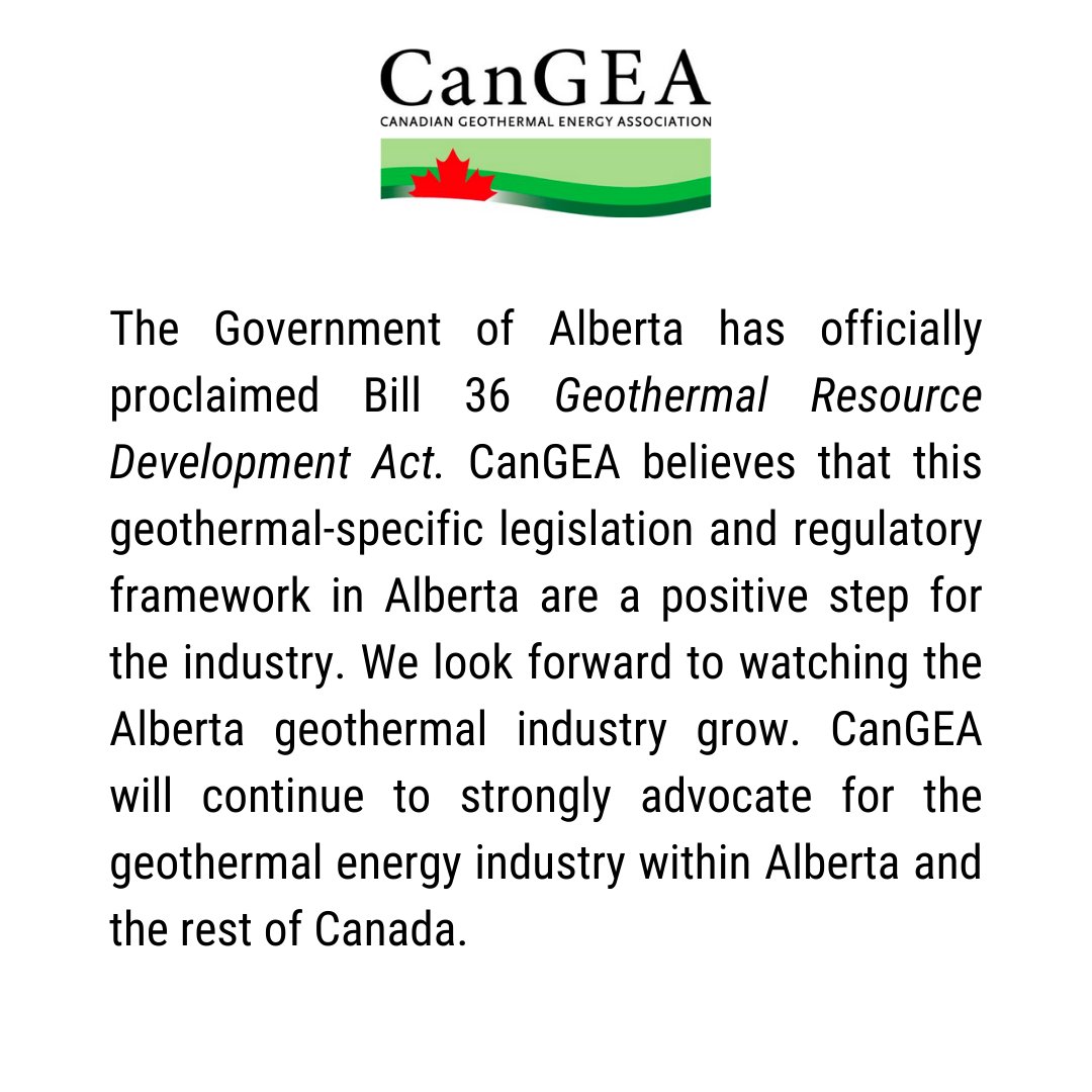 #LoveGeothermal #AlbertaEnergy #AbPoli