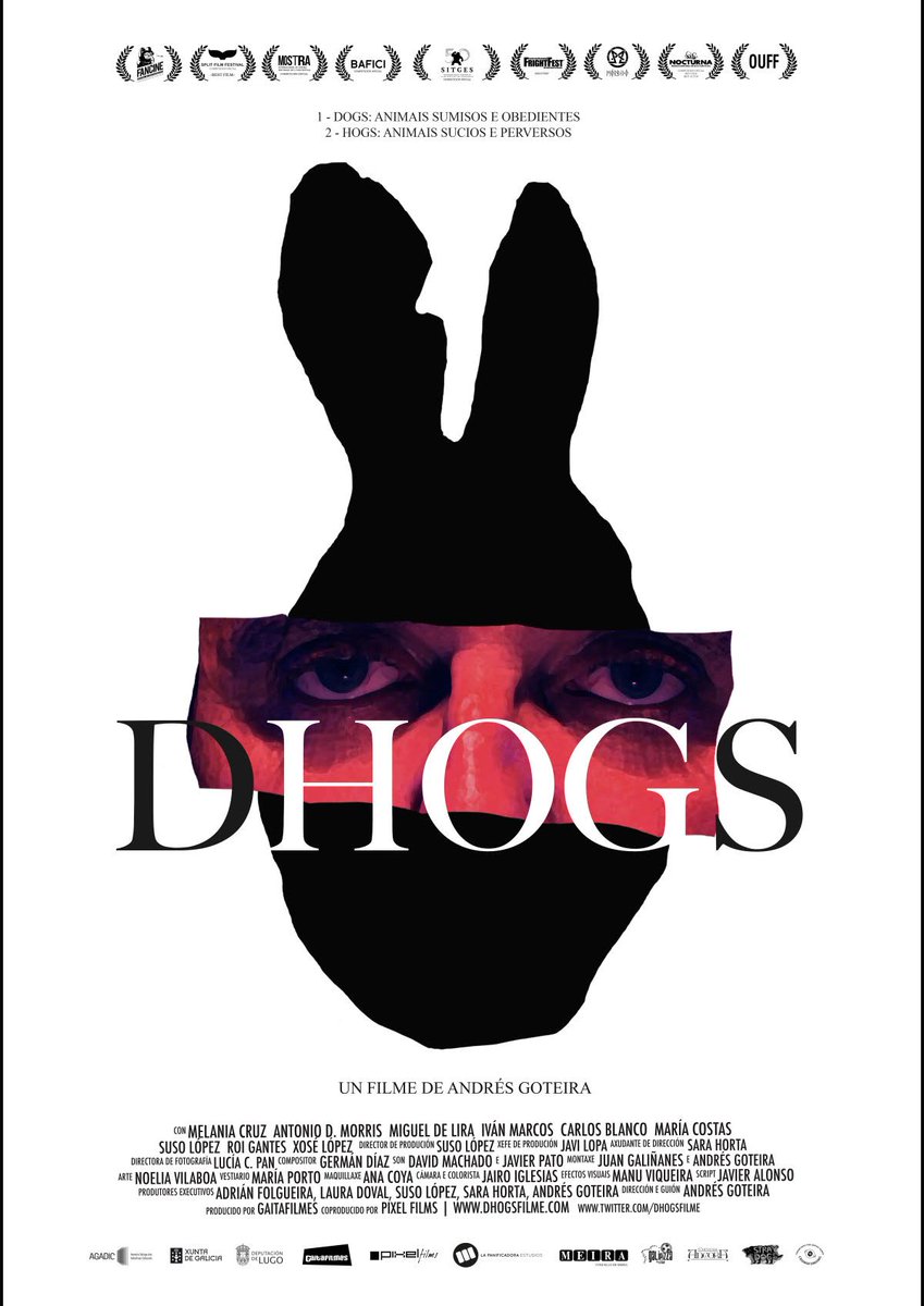 beni_salgado's tweet photo. Proxección de 📽️#Dhogs⭐️,
o filme debut de @AndresGoteira producido por @gaitafilmes.
Será na Facu de CC da Comunicación (@uvigo) o martes 14 ás 10:00 am.
Ás 12:00, coloquio co director e produtores #SusoLópez (@atarrecendo) e #LauraDoval (@lauradvallejo).
https://t.co/MCmECeW1xI https://t.co/TjqQaoYA5c
