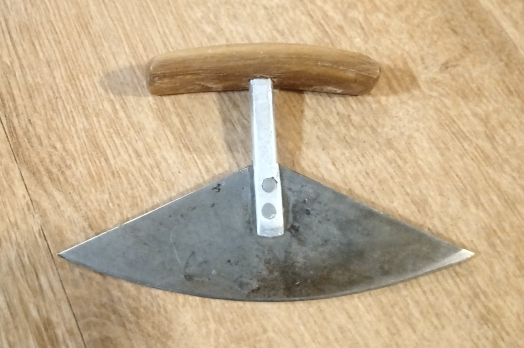 <a href="/TeachAlli/">AlliLeitchTeach</a> and I got to spend time with a local woman, learning to work with locally harvested sealskin. She was using her grandmother's Ulu, worn down from decades of sharpening and making her family clothing.  Amazing.  Ulukhaktok: "the place where Ulu material is collected"