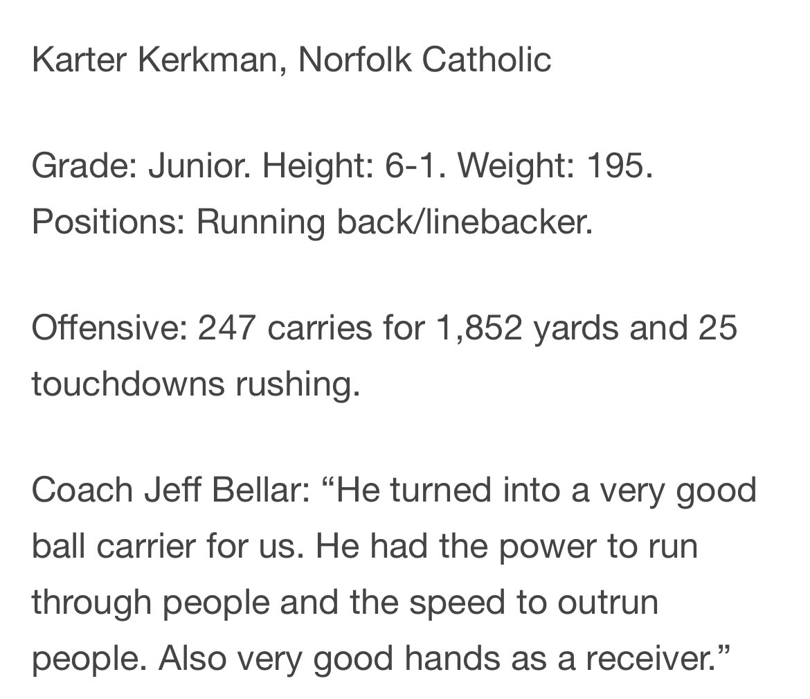 Terri Kerkman (@kerkmanklan) on Twitter photo Congrats Karter and Kade on your all area first team!! Also congrats to Ben and Carter for honorable mention! Can’t wait until next fall!! 💪🏻🏈❤️ <a href="/KarterKerkman/">karter kerkman</a> <a href="/PieperKade/">Kade Pieper</a> <a href="/Sousek77/">Ben Sousek</a> <a href="/CarterJanssen15/">Carter Janssen</a> Congrats Karter and Kade on your all area first team!! Also congrats to Ben and Carter for honorable mention! Can’t wait until next fall!! 💪🏻🏈❤️ <a href="/KarterKerkman/">karter kerkman</a> <a href="/PieperKade/">Kade Pieper</a> <a href="/Sousek77/">Ben Sousek</a> <a href="/CarterJanssen15/">Carter Janssen</a>