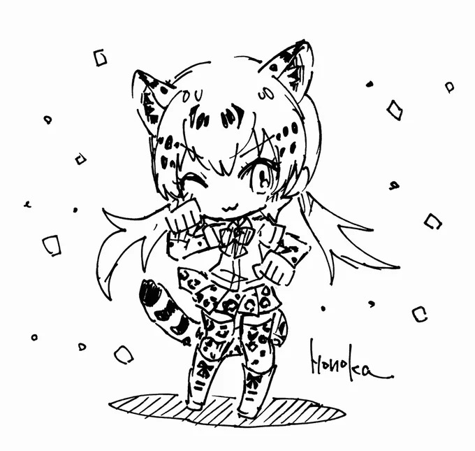 もちっとヒョウ
#けもフレ
#けものフレンズ 