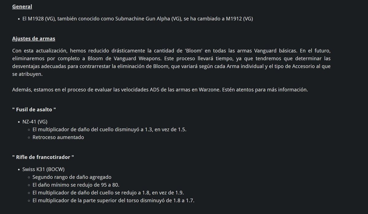 DOMINICANCOD_'s tweet photo. Nuevo Balance de Armas en #Warzone #Caldera https://t.co/GImtPPfgnD