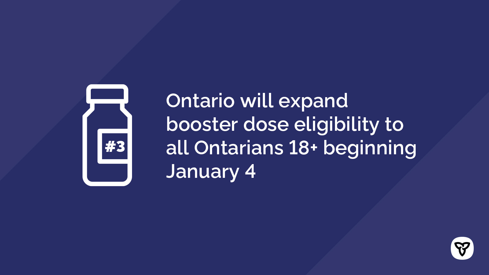 Ontario Ministry of Health on Twitter "Starting January 4, Ontario