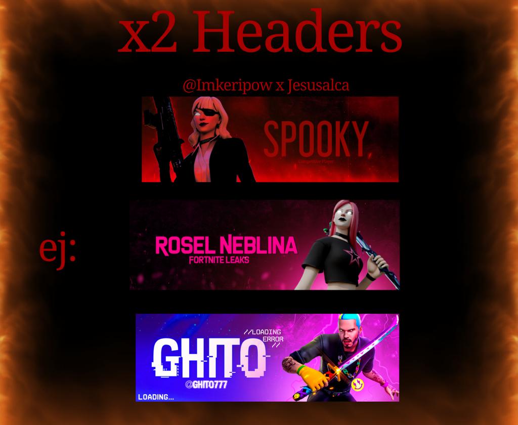 Mati_ARGX's tweet photo. Vamos a sortear 2 Headers de #Fortnite!

Requisitos:

-Seguir @ImKeriPow &amp; @jesusalca 
-Dar like❤ &amp; Rt♻️

Termina mañana! https://t.co/cqHgwYaMdv