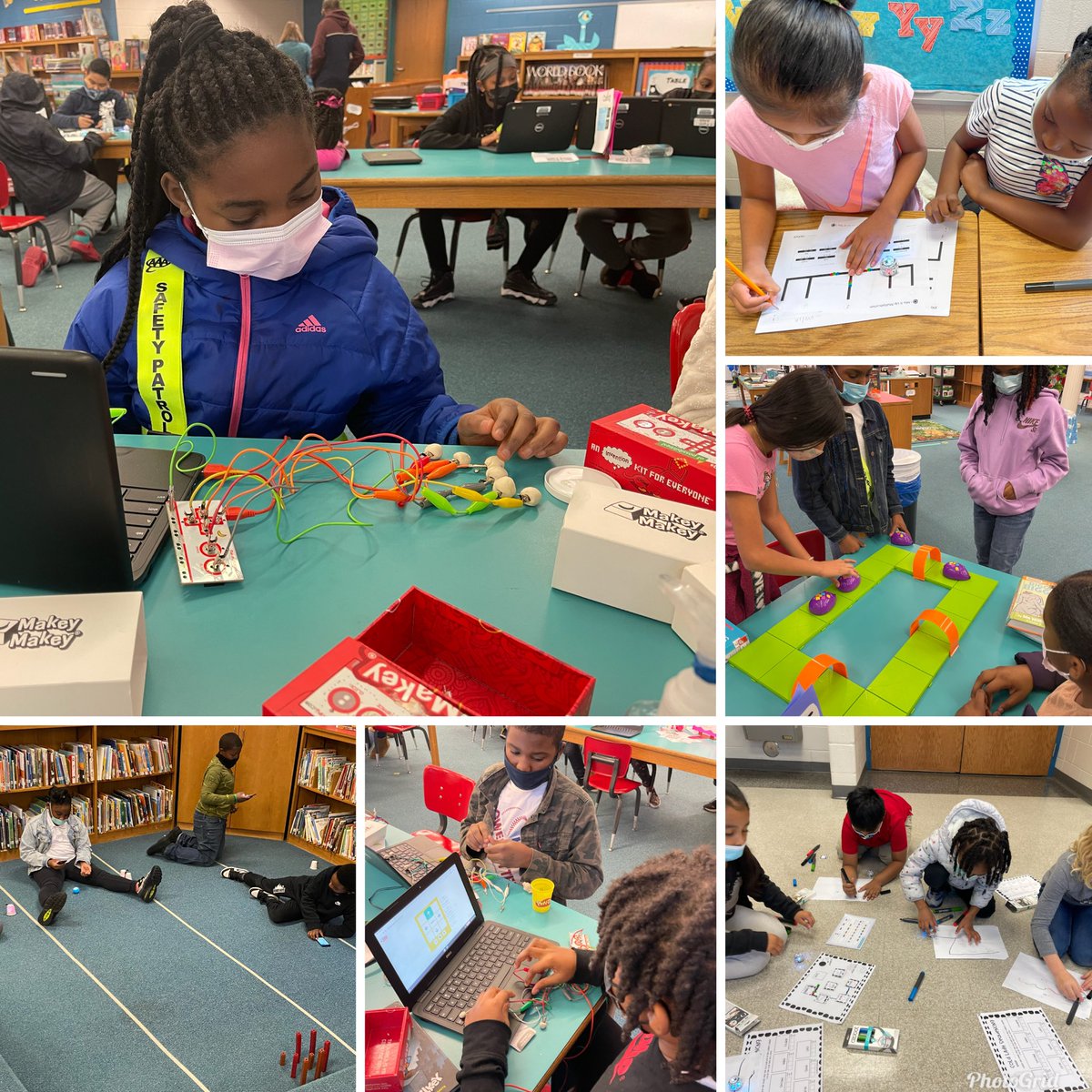 ArthurAsheJrES's tweet image. #csedweek2021 for the win! S’s made music with @makeymakey, retold stories with @Ozobot, coded mice thru mazes w/ @LearningHandsOn, @codeorg’s famous dance party, &amp;amp; more!! Look out world, we’ve got some future computer scientists on our hands!! #LifeReadyLearning @HCPS_Innovates