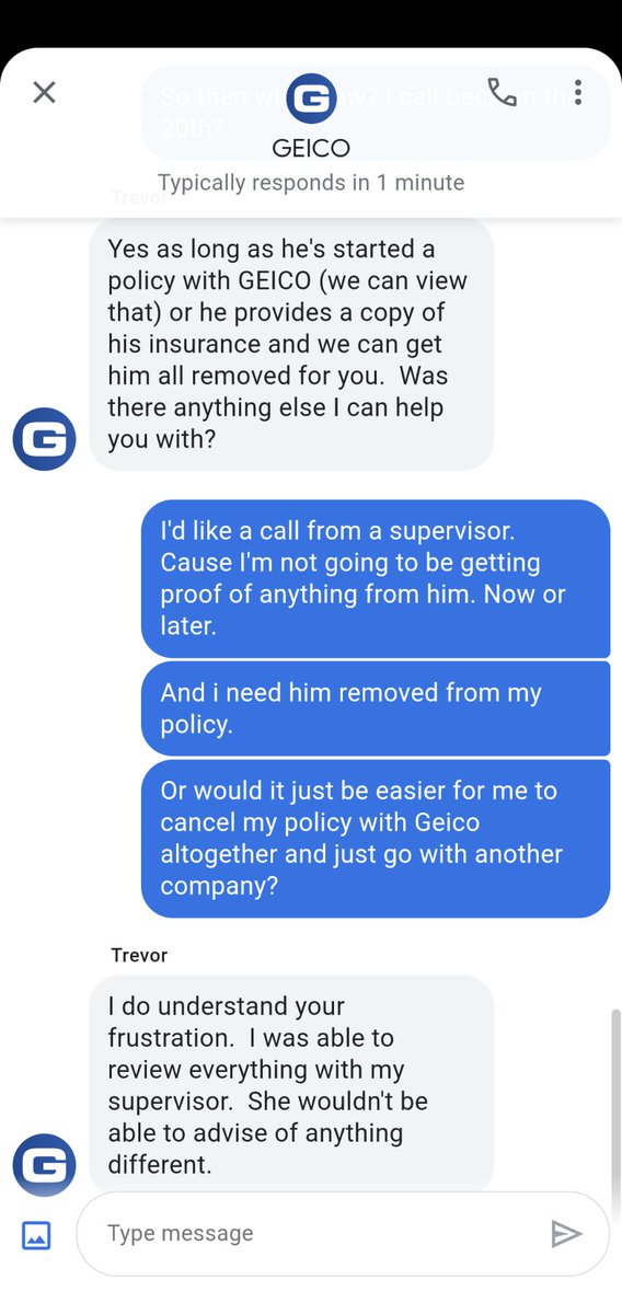 BookNinja5472's tweet photo. @GEICO apparently has some rule that doesn't allow you to remove someone from your car insurance policy without proof that the person you're trying to remove has their own policy. So, does anyone have recommendations for car insurance? I have one car &amp; looking for full coverage. https://t.co/fyqWpYF9do