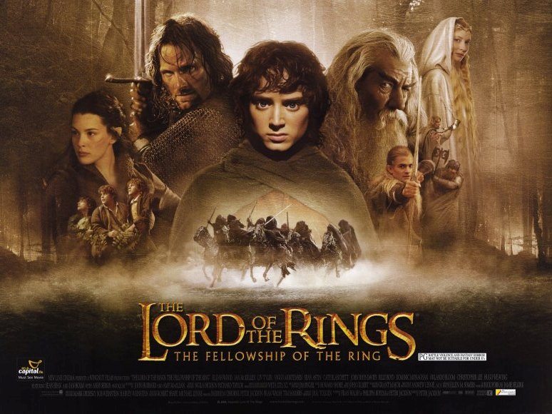 TolkienSociety's tweet photo. On this day in 2001: The Lord of the Rings: The Fellowship of the Ring was released. Being the first part of Peter Jackson's film trilogy, the film captivated audiences and brought a new generation to #Tolkien's works. #LOTR20 #LOTR https://t.co/Y24wmy0KUz
