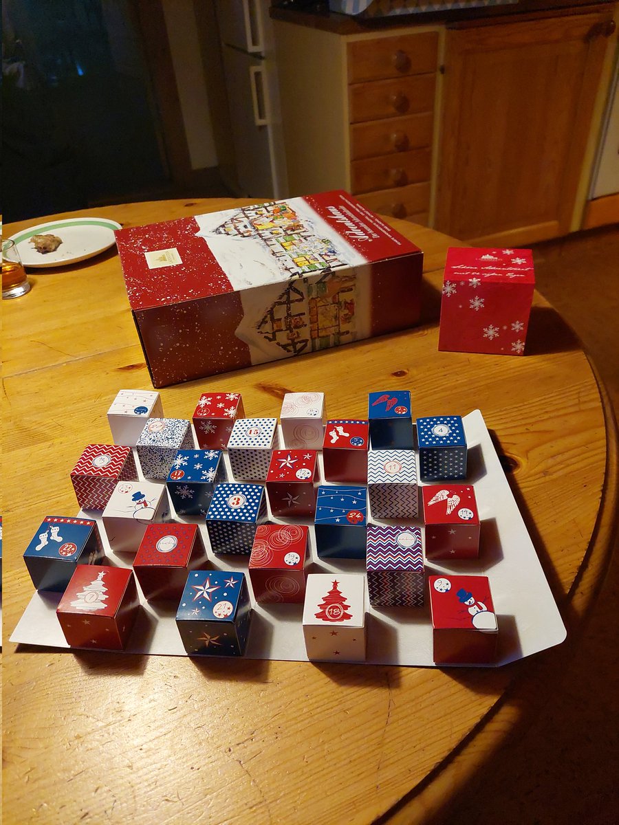 Bästa dottern skickade lyxkalender till sin mamma...vad mer kan man önska av livet...en dotter eller son som tänker...