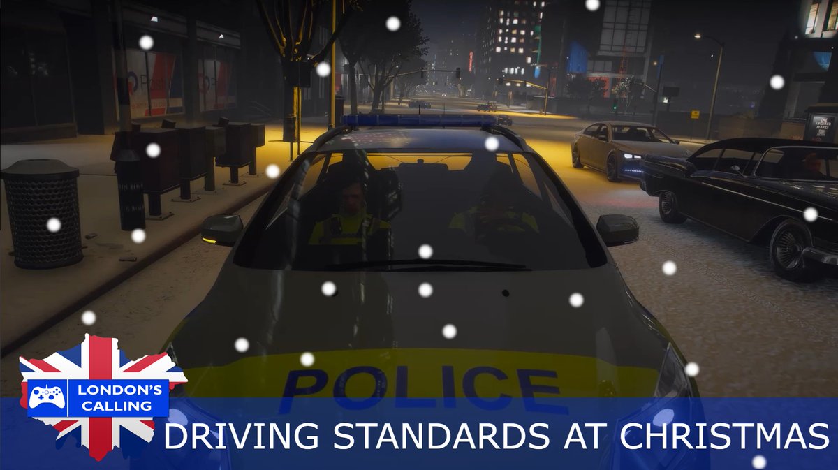 LondCallingRPC's tweet photo. Head over to our YouTube channel tomorrow morning at 08:00AM to see our new Christmas Driving Standards video!

https://t.co/nJPHG5LdKa

Merry Christmas from all at London's Calling RPC!

#fictional #Police https://t.co/bjztitgXrF