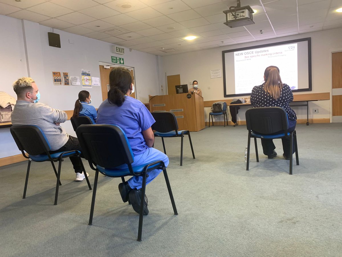 A huge thank you to <a href="/JemLaura/">Jemma-Laura Joseph</a> and to all who joined us during our OSCE Train The Trainer session at @NewhamHospital. We also want to thank Chloe, one of our IENs who just passed her OSCE this week, for sharing her experience. 👏🏼👏🏼👏🏼 <a href="/BH__Academy/">Barts Health Education Academy</a> <a href="/HafsoaBahmed/">Hafsoa</a>
