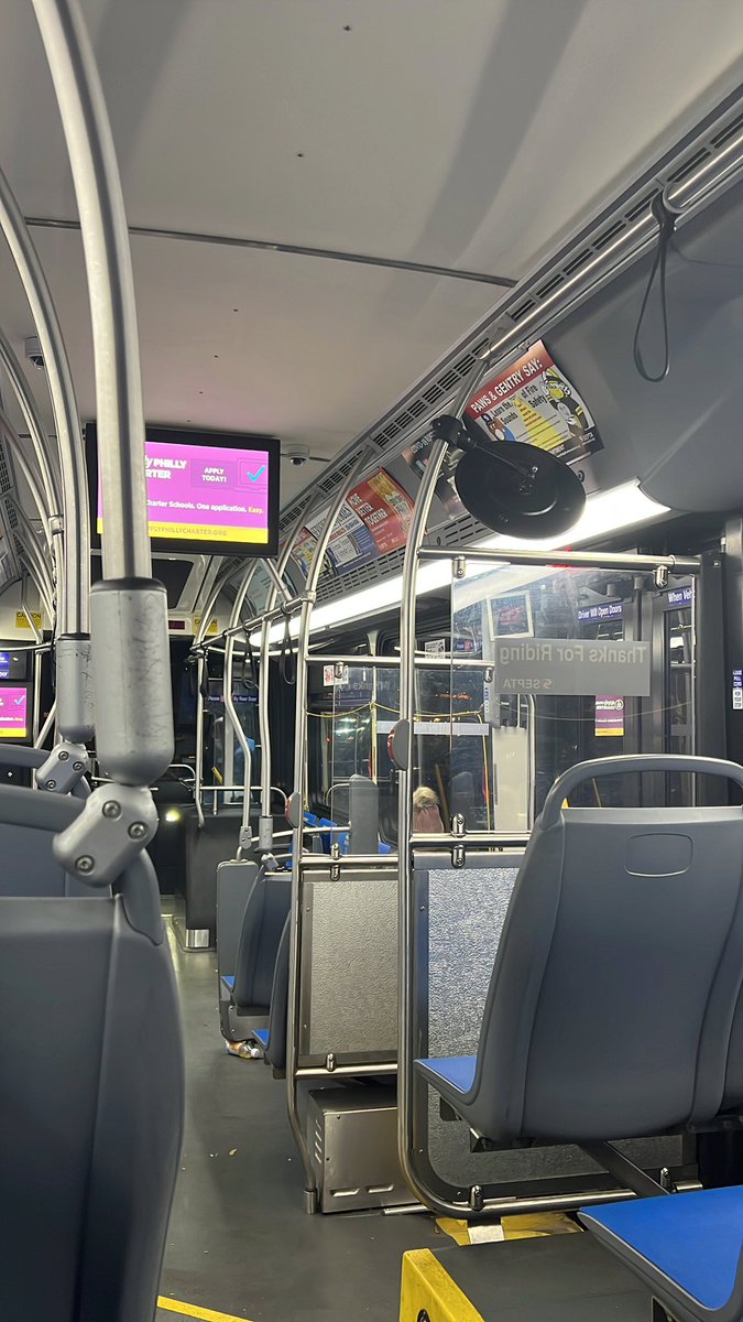 DavidSliski's tweet photo. @SEPTA your new buses with blinding lights are terrible and make me feel less safe. I can’t see anything once I get off the bus. Please use dimmable lighting. https://t.co/LjT7oTfR9e