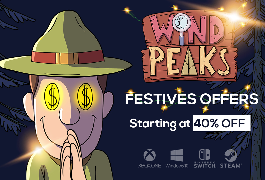 WindPeaks's tweet photo. Today begins ours festive offers, discounts starting at 40% OFF 🤓

https://t.co/NRmosFIYDy

#indiegame #cutegames #cozygames #wholesomegame #cozygame #festiveoffer #nintendoswitch #xboxone #steamdiscount https://t.co/fXNXdxWnsl